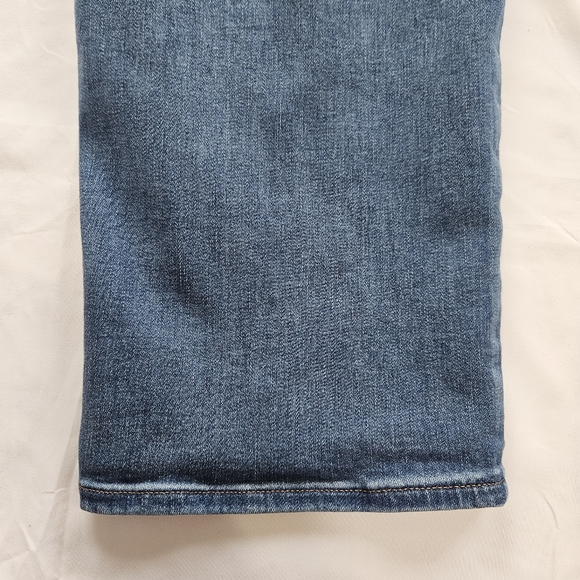 Upwest Womens L High Waisted All Day Utility Jeans Pants Med Wash - Picture 13 of 14